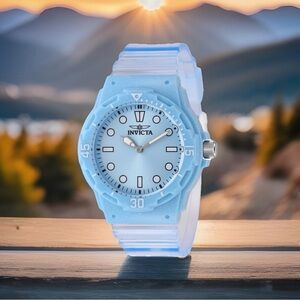 Invicta Celestial Cloud Women's Watch - 35mm, Transparent, Blue Brand New W/Box